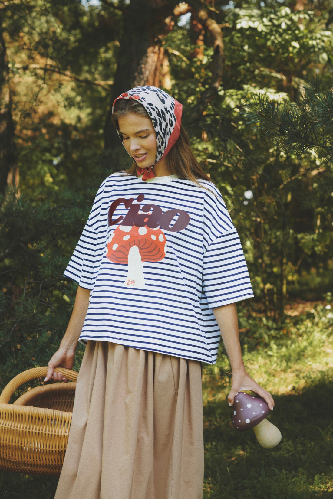 T-SHIRT CIAO AMANITA BOXY