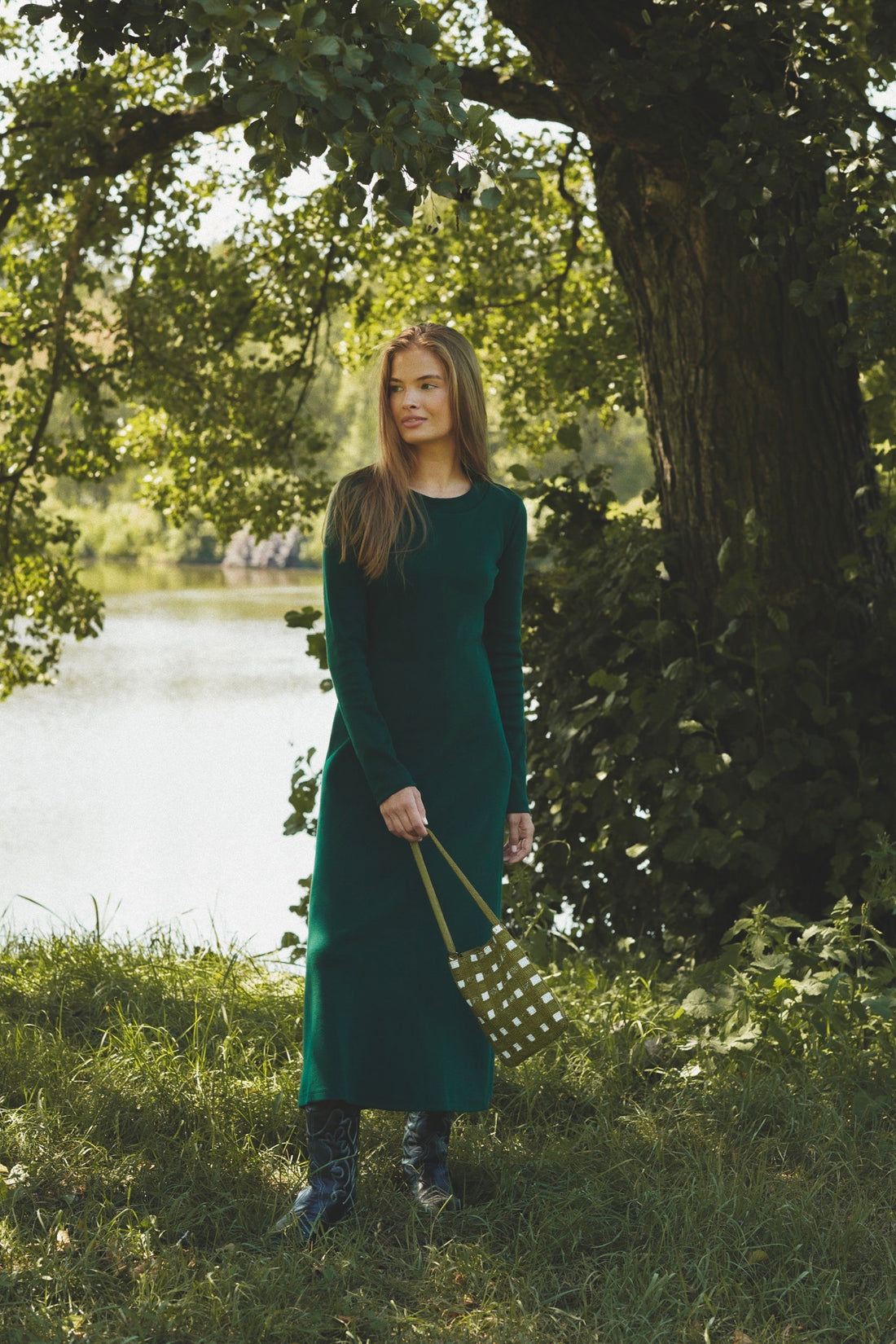 SUKIENKA BROOKE ZIELONA