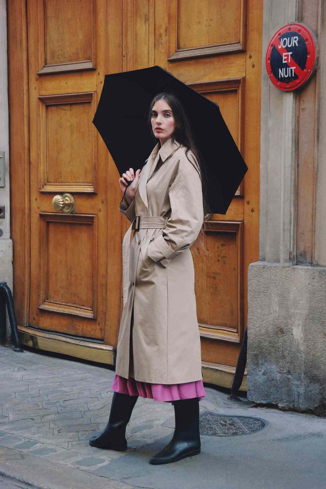 FRENCH TRENCH KAMELOWY WODOODPORNY