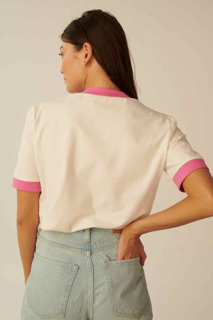T-SHIRT CIAO PINK VACANZA